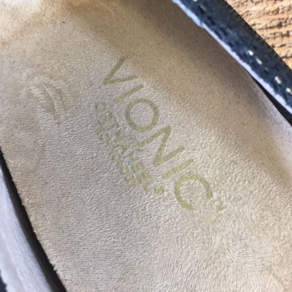 Vionic Black‎ Sydney Driver Moccasin Flats Womens 7.5 Slip On Loafer Shoes - Picture 11 of 14